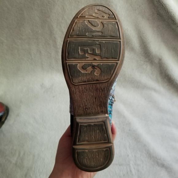 🇵🇹 ROVERS 42003 Low Heel Leather Lace Up Ankle Boot size 6.5 US / 37 EU - Picture 10 of 16